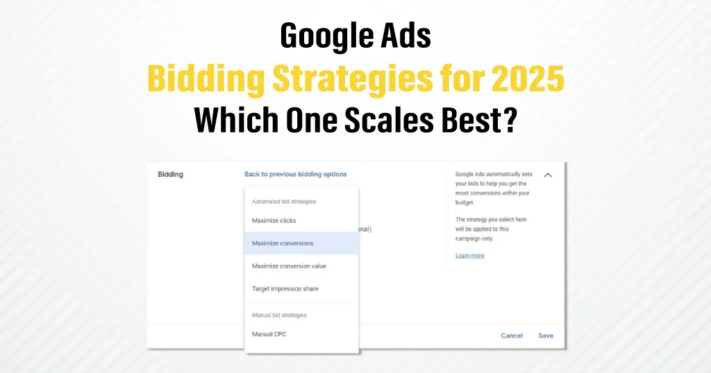 Google Ads Bidding Strategies for 2025