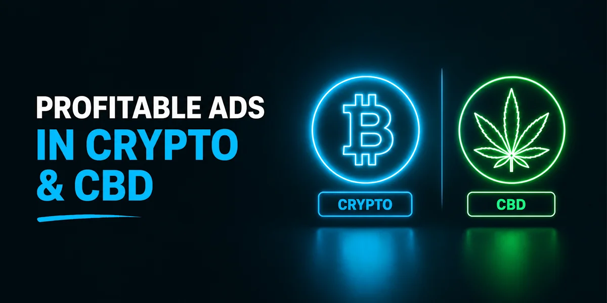 profitable ads of crypto and cbd